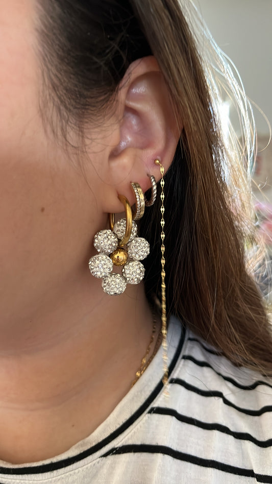 Shine Flower earrings