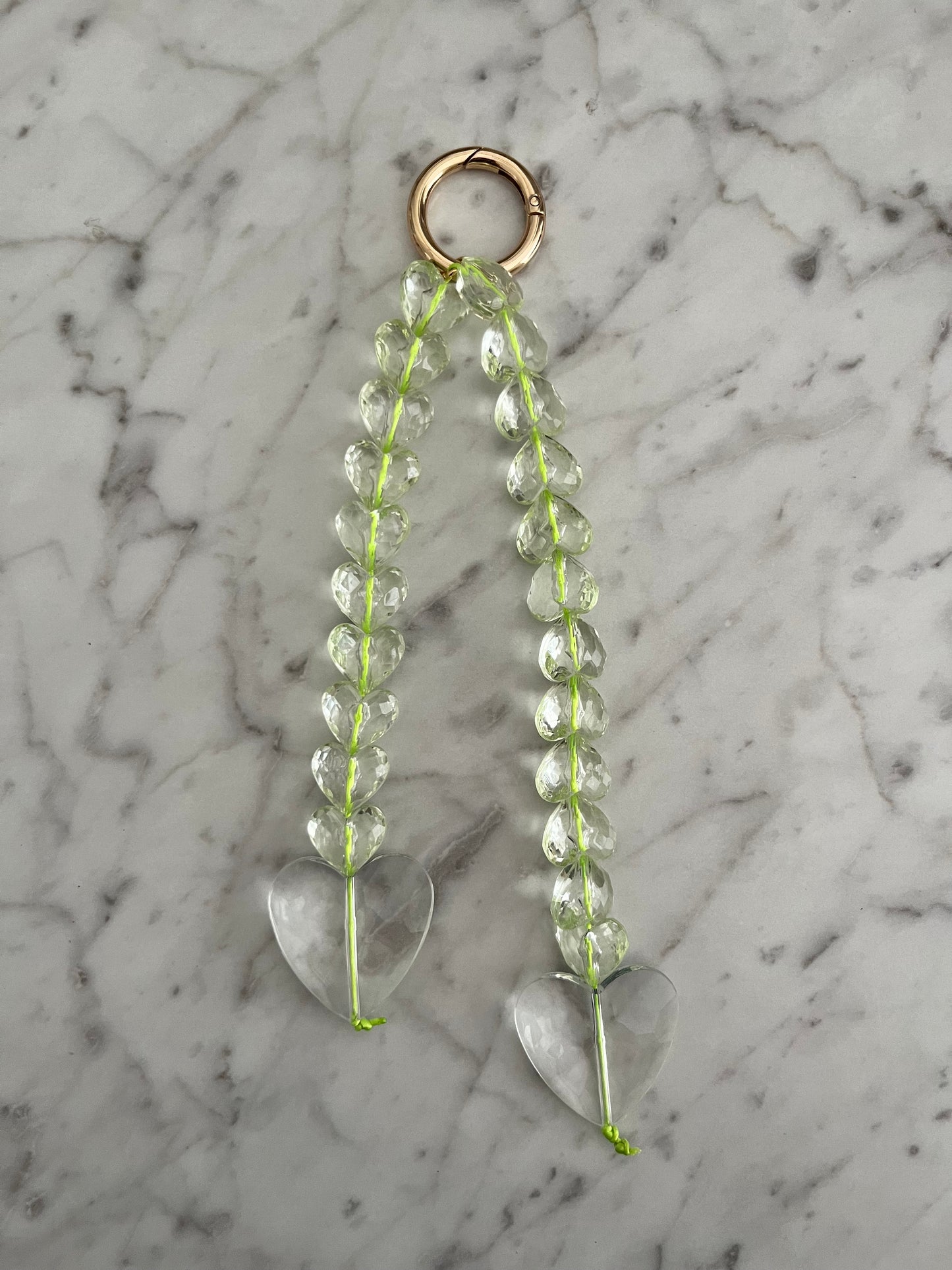 CANDY HEART BAG CHARM