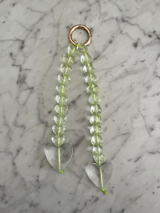 CANDY HEART BAG CHARM