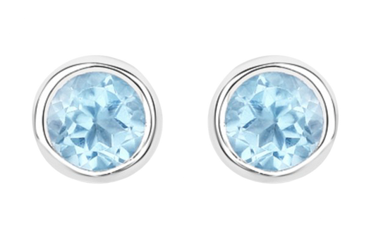 Blue Topaz Earrings