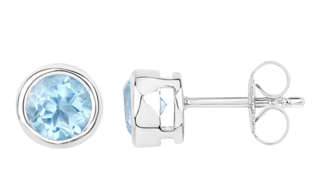 Blue Topaz Earrings