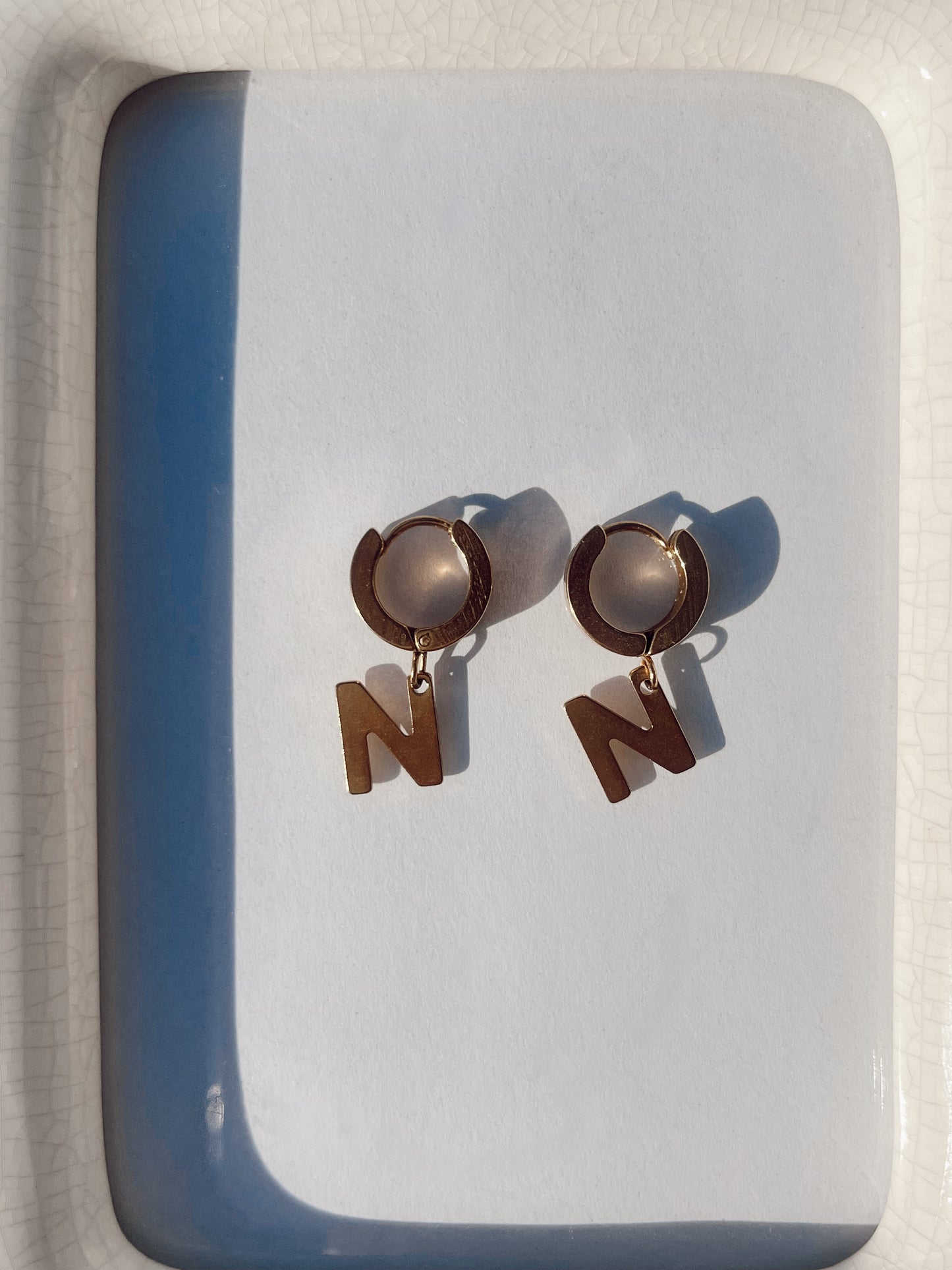 LETTER EARRINGS