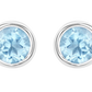 Blue Topaz Earrings