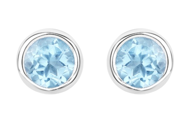 Blue Topaz Earrings