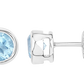 Blue Topaz Earrings