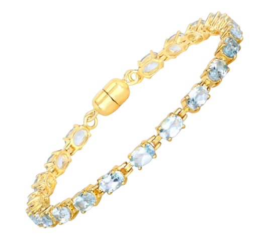Blue Topaz Bracelet Size 7