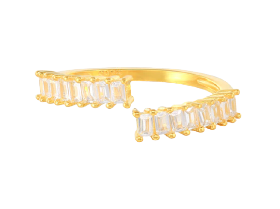 CRSYTAL TWIST RING