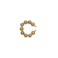 SILVER & GOLD MEDIUM EARCUFF